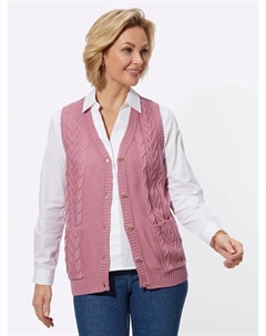 Трикотажный жилет, розовый Classic basics