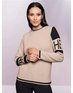 Свитер с воротником стойкой "Пуловер", черный Heine