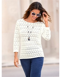 Вдохновение Свитер Ajour "Пуловер", цвет Ecru Inspirationen