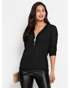 Вдохновение Вязаный свитер "Пуловер", черный Inspirationen