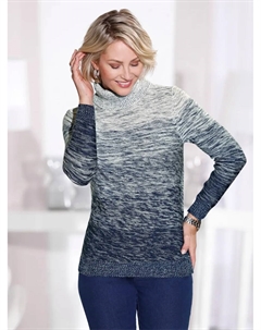 Свитер-водолазка "Водолазка", темно-синий Classic basics