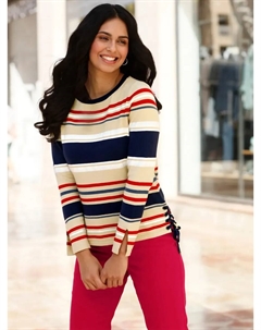 Вдохновение Вязаный свитер "Пуловер", цвет морской волны Inspirationen