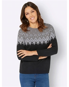 Норвежский свитер "Свитер с длинными рукавами", серый Classic basics