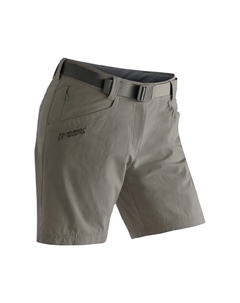 Функциональные шорты "Lulaka Shorts", женские шорты, короткие походные брюки, уличные брюки с 4 карманами, стандартного кроя, коричневый Maier sports