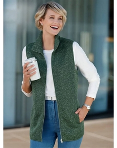 Флисовый жилет, цвет Moos-Jade-Meliert Classic basics