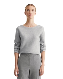 Вязаный свитер "из натурального хлопка", серый Marc o'polo