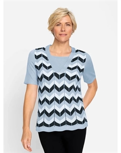 Классический свитер с короткими рукавами "Пуловер", бежевый Classic