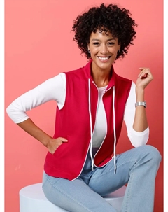 Жилет-рубашка, красный Classic basics