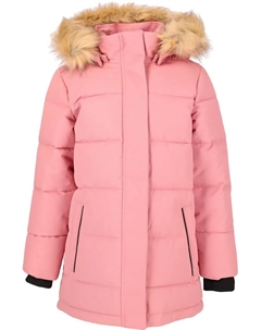 Верхняя куртка "Вероника" с высоким воротником, розовый Zigzag