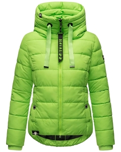 Стеганая куртка "Amayaa", с капюшоном, стильная женская зимняя куртка с классными аппликациями, зеленый Navahoo