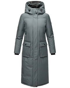 Зимнее пальто Наваху "Cloud Frost XIV", удлиненное женское пальто с капюшоном, синий Navahoo