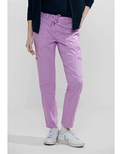 Брюки-карго, средняя талия, цвет Sporty Lilac Cecil
