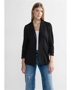 Длинный пиджак с воротником с лацканами, черный Cecil