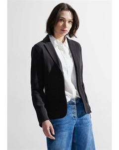 Короткий пиджак с воротником с лацканами, черный Cecil