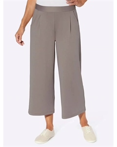 Классические базовые брюки-кюлоты, коричневый Classic basics