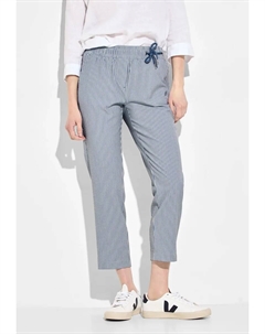 Брюки 7/8, мягкий материал, голубой Cecil