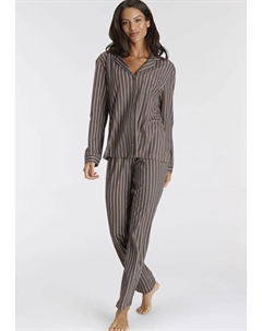 Пижама (2 шт.), с красивым узором, антрацит S.oliver