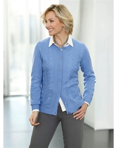 Классический кардиган Basics, голубой Classic basics