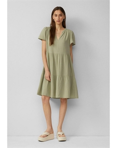 Повседневное платье, зеленый Qs