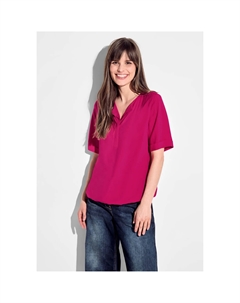 Блуза с короткими рукавами и эластичным поясом, розовый Cecil