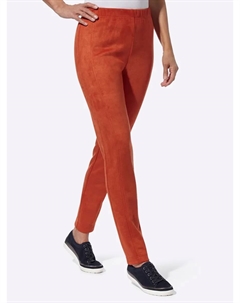 Брюки без застежки, красный Classic basics