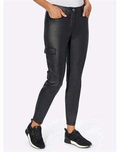 Брюки из искусственной кожи, черный Classic basics
