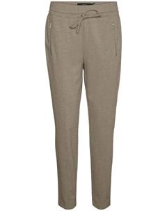 Леггинсы "VMMELANIE MW БРЮКИ С КОНУСНОЙ МОЛНИЕЙ", серебристый Vero moda