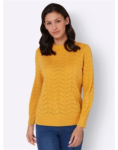 Свитер с воротником стойкой "Пуловер", цвет Ocker Classic basics