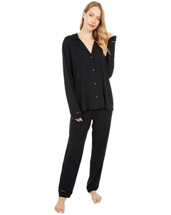 Пижама Fiona - The Catnap PJ Set, черный Eberjey