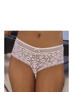 Трусики из кружева с эффектом поцелуев и мягкой сетки, белый Vivance