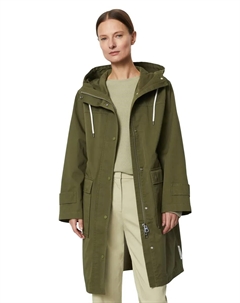 Полупальто "из органического хлопкового твила", зеленый Marc o'polo