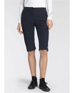 Капри, эластичный пояс и манжеты на штанинах, синий Killtec