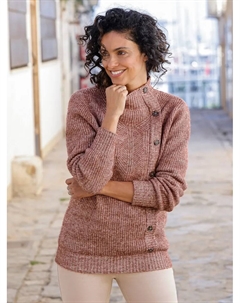 Вдохновение Вязаный свитер "Пуловер", цвет Rotbraun-Meliert Inspirationen