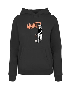 Толстовка " Women's Ladies What Hoody", черный Merchcode
