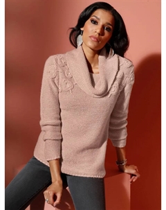 Вязаный свитер "Пуловер", цвет Puder Creation l