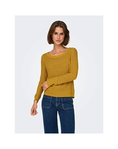 Вязаный свитер "ONLGEENA XO L/S PULLOVER KNT NOOS", цвет Golden Spice Only