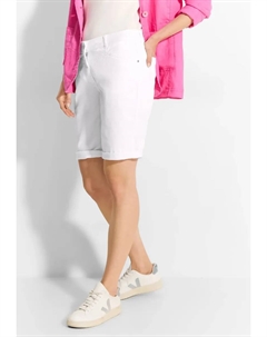 Шорты, средняя талия, белый Cecil