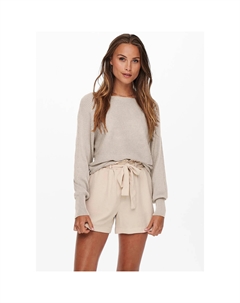 Вязаный свитер "ONLADALINE L/S SHORT PULLO KNT NOOS", цвет Pumice Stone Only