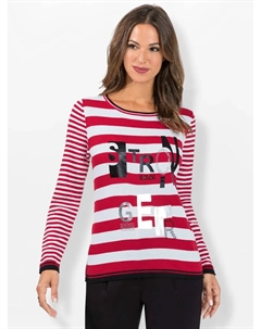 Вдохновение полосатый свитер "Пуловер", цвет Rot-Weiß-Gestreift Inspirationen