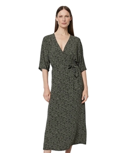 Трикотажное платье "из мягкой смесовой вискозы", зеленый Marc o'polo