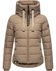 Стеганая куртка "Amayaa", с капюшоном, стильная женская зимняя куртка с классными аппликациями, коричневый Navahoo