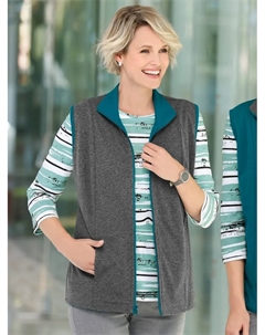 Двусторонний жилет, антрацит Classic basics