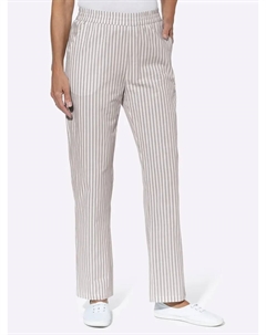 Брюки без застежки, цвет Taupe-Gestreift Classic basics