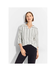 Классическая блузка с рукавами 3/4, белый Cecil