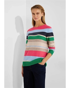 Свитер с круглым вырезом и круглым вырезом, коралловый Cecil