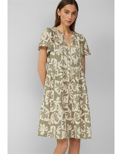 Повседневное платье, зеленый Qs