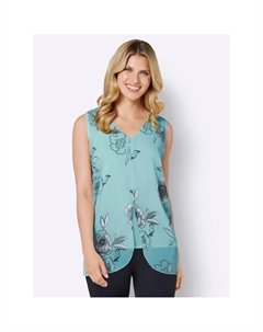 Классическая блузка-топ Basics, серый Classic basics