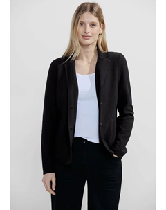 Короткий пиджак с воротником с лацканами, черный Cecil