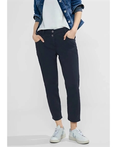 Брюки-чиносы, средняя талия, синий Cecil