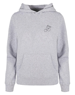 Толстовка "Женская женская толстовка Cherry Basic с капюшоном ", серый Merchcode